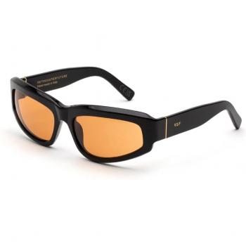Retrosuperfuture MOTORE REFINED 2JQ Unisex Sunglasses - Avvolgente Nero, Size 61
