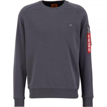 Alpha Industries X-Fit Vintage Grey Pullover Sweatshirt for Men