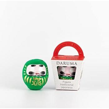 Japón no Yokan Daruma Grande 9 cm Verde