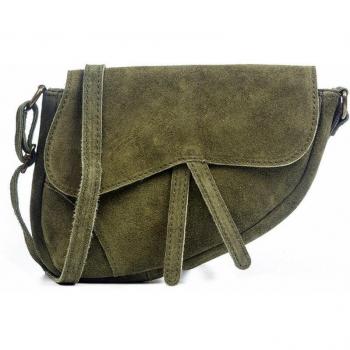 Bolso bandolera de piel auténtica Gamuza FIRENZE ARTEGIANI