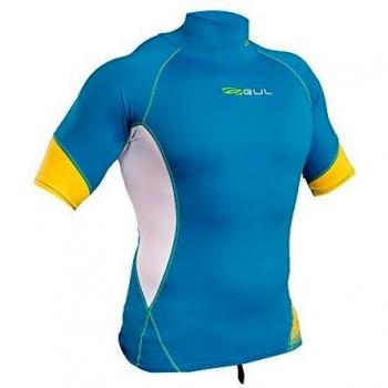 Gul 2018 Xola Short Sleeve Rash Vest Crip/White RG0338-B4 Sizes- - Small