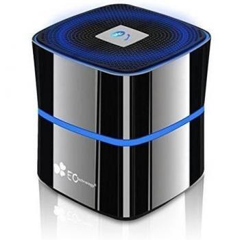 Altavoz Bluetooth Portátil EC Technology Mini Altavoz Inalámbrico Enhanced Bass , Duración de la Batería 8 a 12 horas, Equipado con Botón Multifunción, Compatible con iPhone, iPad, Samsung, Nexus, HTC, Portátiles y Más-Gris Titanio
