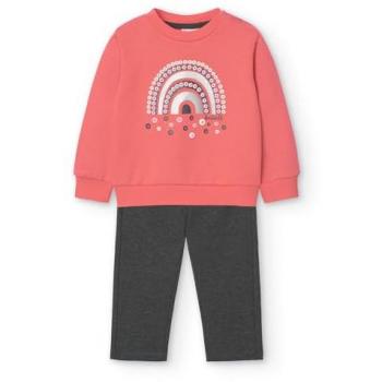 Boboli Conjunto de niña con sudadera y pantalón deportivo de manga larga Knit