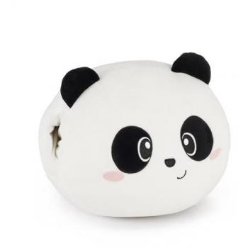 Cojín Legami Panda - Cojín Super Soft Calentamanos, Peluche Panda Suave, Cojín de Peluche para Niños y Adultos, Ideal para Manos Frías, Tamaño 34 x 26