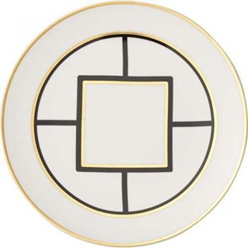 Villeroy & Boch MetroChic White Rim Breakfast and Salad Plate Set