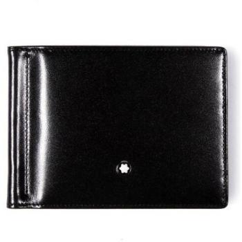 Montblanc Money Clip Wallet Black, Male, One Size