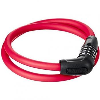 Abus 5412C Candado, Unisex, Red, 85 cm