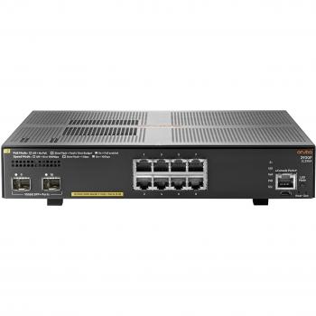 HPE Aruba 2930F 8-Port PoE+ Managed L3 Gigabit Ethernet Switch with 2 SFP+ Slots