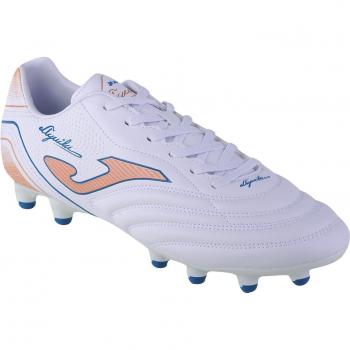Botas de fútbol Joma Águila 23 FG, terreno firme, color blanco y oro, para hombre