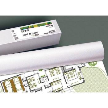 Fabrisa rollo de papel para plotter 914x45x50 100gr blanco opaco