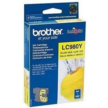 INK-JET BROTHER LC-980Y DCP-145/DCP-165/MFC-250/MFC- 290 AMARILLO 5 Unidades