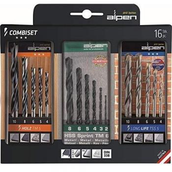 Estuche Brocas Alpen Kombiset 16 Piezas