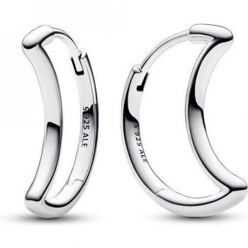 Pendientes de aro luna Pandora 292989C00