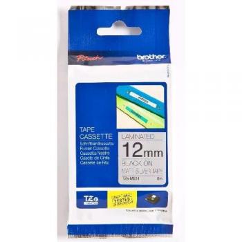 Brother TZE-M931 - Cinta, Color Negro y Plateado Mate