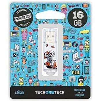 PENDRIVE 16GB TECH ONE TECH Calavera Moto