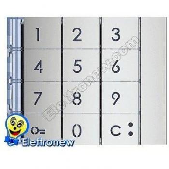 Teclado Frontal BTicino Allmetal Módulo Funcional 353001
