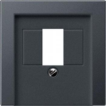 Placa para Tomas Altavoz Estéreo Monofásico Antracita Mate JUNG 0712179452