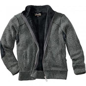 Jersey cerrado con cremallera Memphis talla S, gris moteado