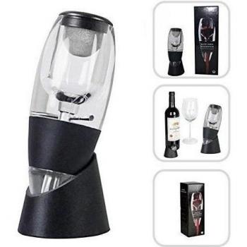 Todeco - Decantador de Vino Aireador, Decantador de Vino Tinto - Caja: Caja de regalo - Material: Silicona - Clásico