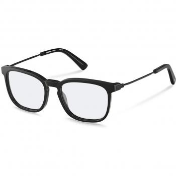 Rodenstock R8029 A Armazones para Hombre Negros, Lentes Recetadas Para Hombre Negros, Gafas Recetadas para Hombre Negras