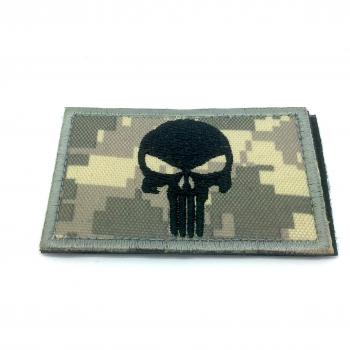 Acu camuflaje de el Castigador parche bordado para Airsoft y Paintball