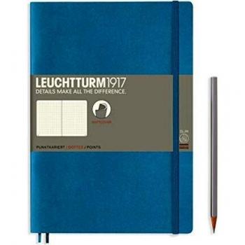 Cuaderno de Notas B5 Tapa Blanda Puntos Leuchtturm1917 Azul Nórdico Papel Premium