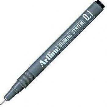 Rotulador técnico fineliner negro 0,1 mm Artline (paquete de 12)