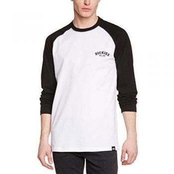 Dickies Baseball, Camiseta de Manga Larga para Hombre, Multicolor