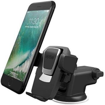 iOttie Easy One Touch 3 Soporte de coche universal para iPhone 7, 7 Plus, iPhone 6, 6S, 6 Plus, 5s, 5C, 4S, Galaxy Note 4, 3, 2 y Galaxy S7, S6