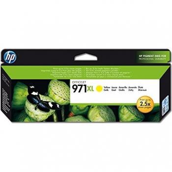 HP 971XL CN628AE, Amarillo, Cartucho de Tinta de Alta Capacidad Original, de 6.600 páginas, compatible con impresoras de inyección de tinta HP Officejet Pro Serie X451, X551, MFP Serie X476 y MFP X576