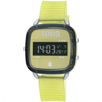 TOUS Reloj Mujer Digital Silicona Verde D-Logo Fresh 200351057