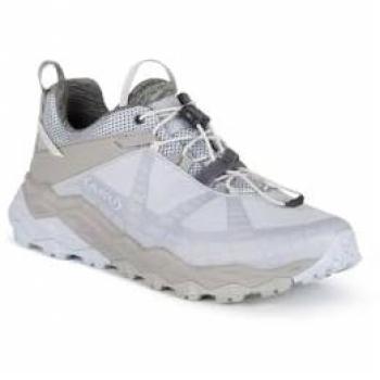 Zapatillas de trekking AKU Flyrock GORE-TEX para mujer, color gris claro/plateado, talla 38 EU