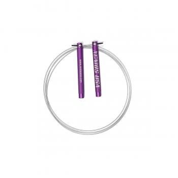 Xenios USA PS3DBJPRPPR Combas-Cuerda para saltar ajustable - High Speed Bushing Double Under-er Jump Rope