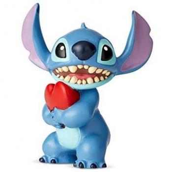 Disney, Figura de Stitch con corazón de Lilo y Stitch, Enesco