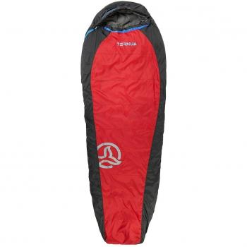 Ternua Camplight 100 Saco de Dormir, Unisex Adulto, Rojo / Negro, Talla Única