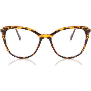 Gafas Cat Eye Armazón Completo de Plástico Tortoiseshell para Mujer - Gafas Anti-Azules - SmartBuy Collection