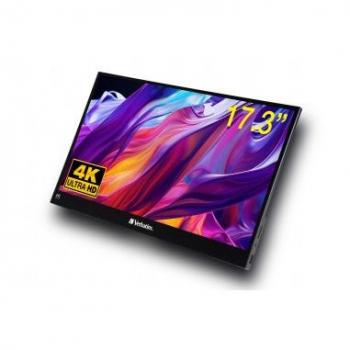 Monitor Portátil Táctil 4K Ultra HD 17.3 USB-C Verbatim