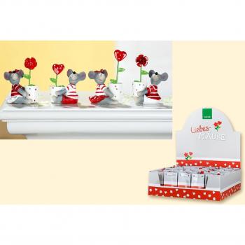 Amor Ratones Juego de 4 Gilde Handwerk