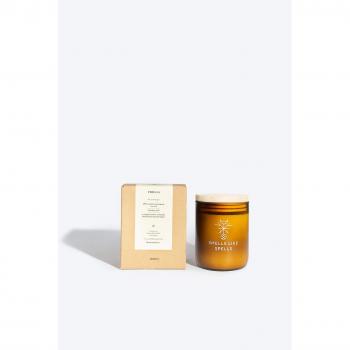 SMELLS LIKE SPELLS Scented Candle, Pure soy wax Amber Glass, One size