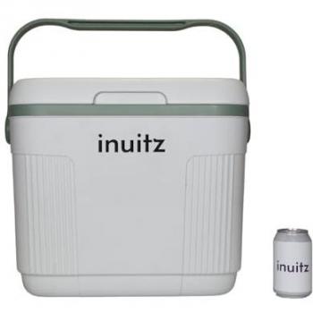 Nevera Portátil INUITZ Alaska 22 Litros con Aislante de Poliuretano, Asa Reforzada y Base Elevada para Actividades Outdoor