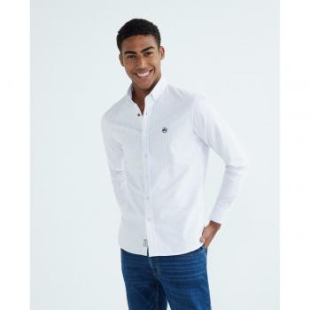 Camisa de hombre de rayas corte slim fit