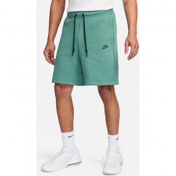 Nike - Pantalón corto de hombre Sportswear Tech Fleece - Verde - Talla: M
