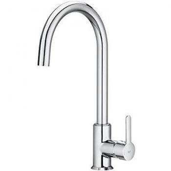 Roca Mezclador monomando Mencia para cocina con caño giratorio, Cold Start. Cromado A5A7409C00