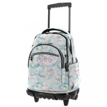 Mochila Escolar con Carro Totto Compac Grande Corazones Pastel MA03ECO006-2311P-4HX