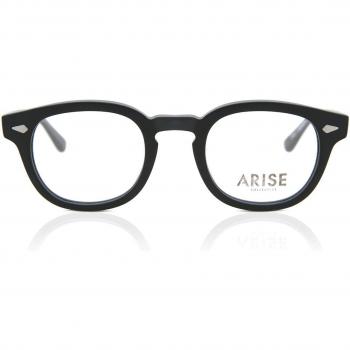 Gafas Anti-Azules Oval Montuta Completa Acetato Negras Armazones Recetados para Hombre - Arise Collective