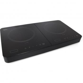 JATA JEVI1460 Placa de Inducción Portátil 2 Zonas 3500W Negro