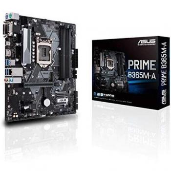 ASUS Prime B365M-A Intel LGA-1151 mATX motherboard with Aura Sync RGB header, DDR4 2666 MHz, M.2 support, HDMI, Intel Optane memory ready, SATA 6 Gbps