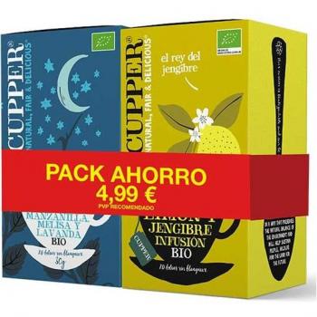 Pack ahorro de Infusión ecológica Limón y Jengibre Snore & Peace