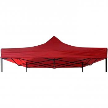Mobili Rebecca Toldo Gazebo Reemplazo 3x3 Rojo Poliéster Resistente