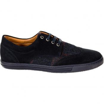 Zapatillas de deporte para hombre Hackett London Bamba Plaid con cierre de cordón HMS20206 en color marino
